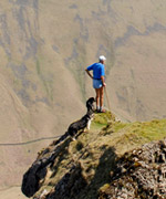 Wasdale and Joss Naylor on Dore Head. Copyright © Val Corbett.